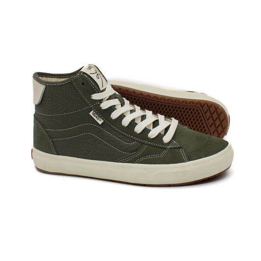 Vans Lizzie- Olive/White (Quilted Grape Leaf)