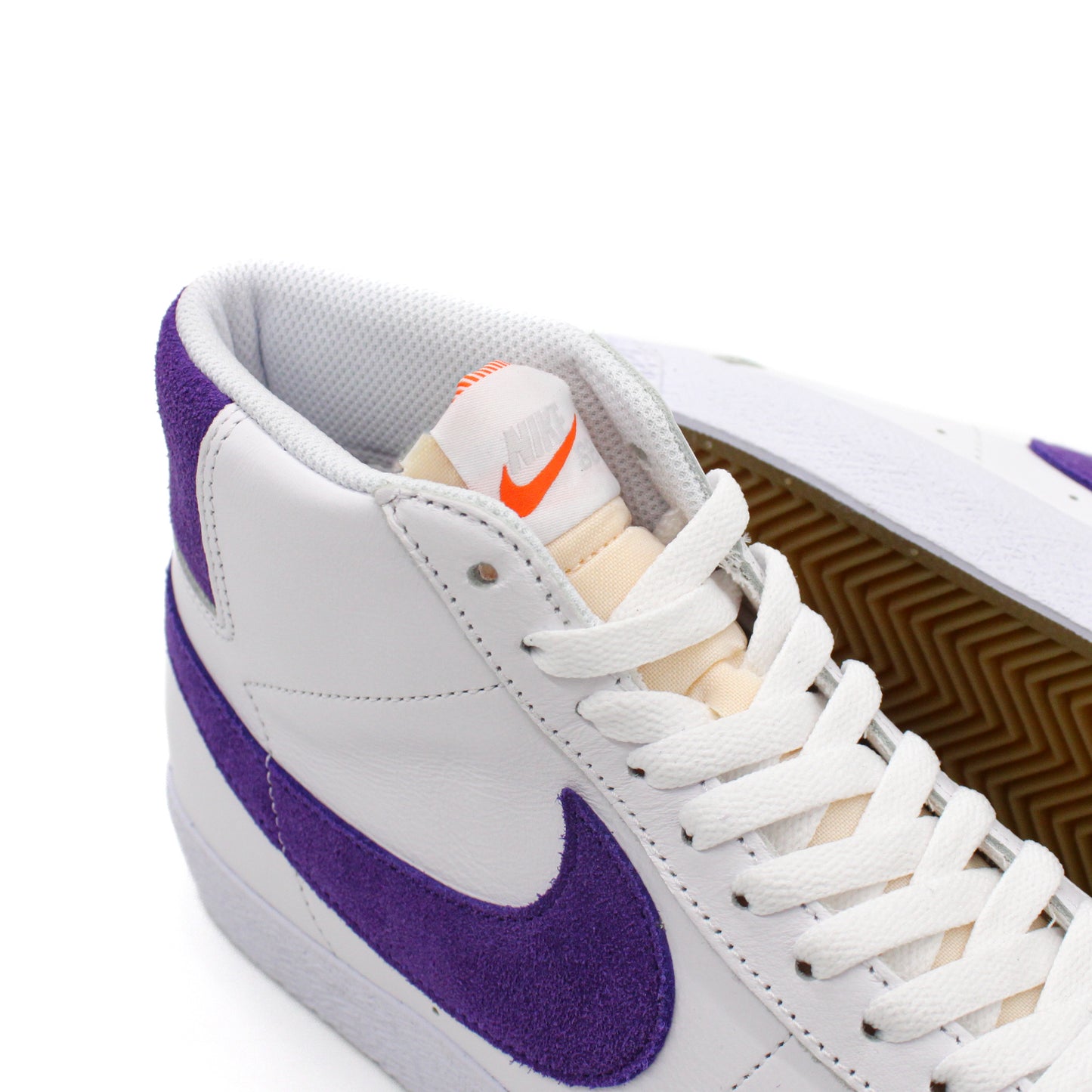 Nike SB Zoom Blazer Mid ISO- White/Court Purple