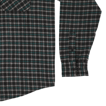 Independent Belmont Flannel Top - Teal / Grey / Black