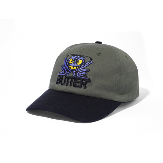 Butter Goods Insect 6 Panel Hat - Army / Black