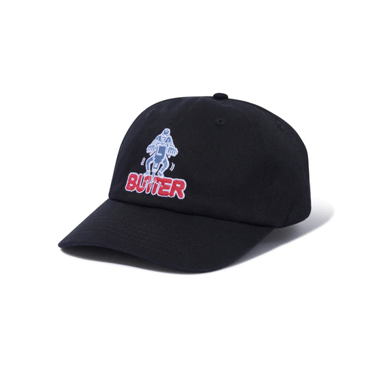 Butter Goods Jack Hammer 6 Panel Hat - Black