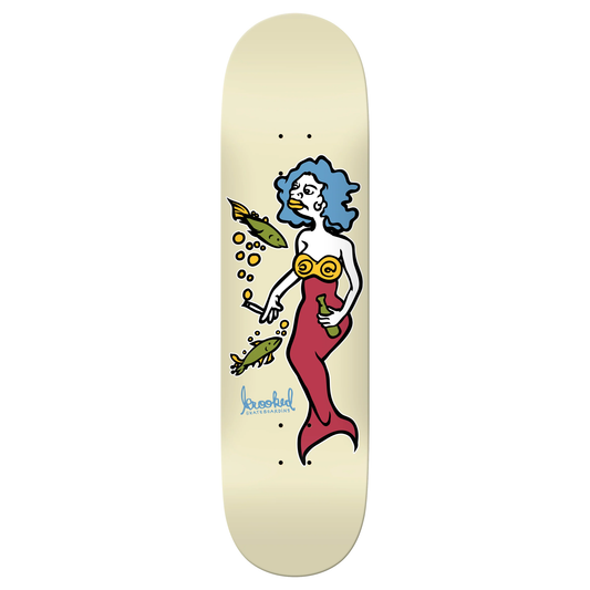 Krooked Mermaid Cream DBX Deck - 8.5
