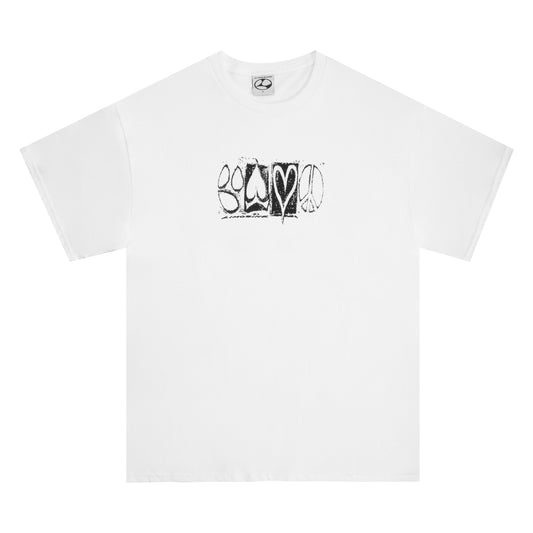 Limosine Symbol Tee - White