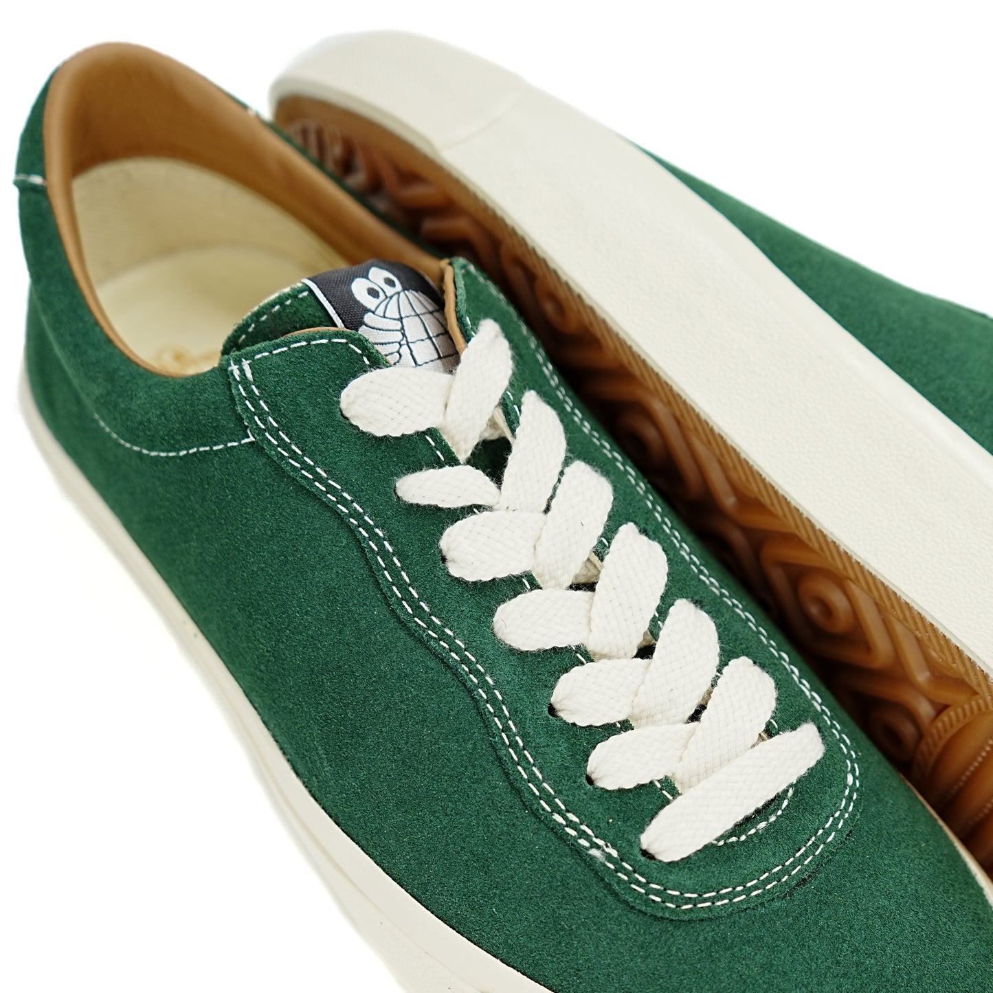 Last Resort AB VM001 Lo Suede - Elm Green / White