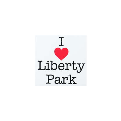 Time Machine "Liberty Park" Sticker - White