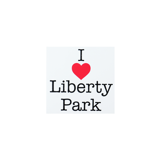 Time Machine "Liberty Park" Sticker - White