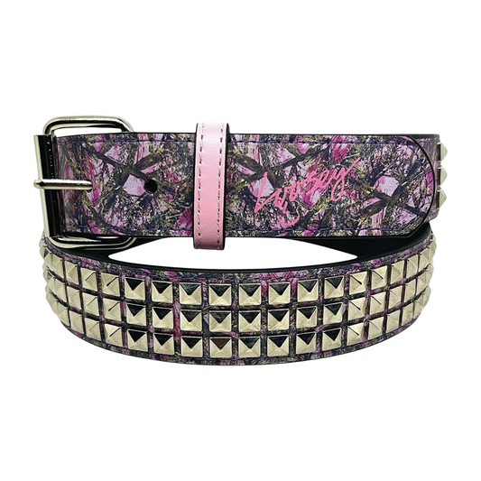 Loosey Szydlowski Pro Pink Camo Stud Belt
