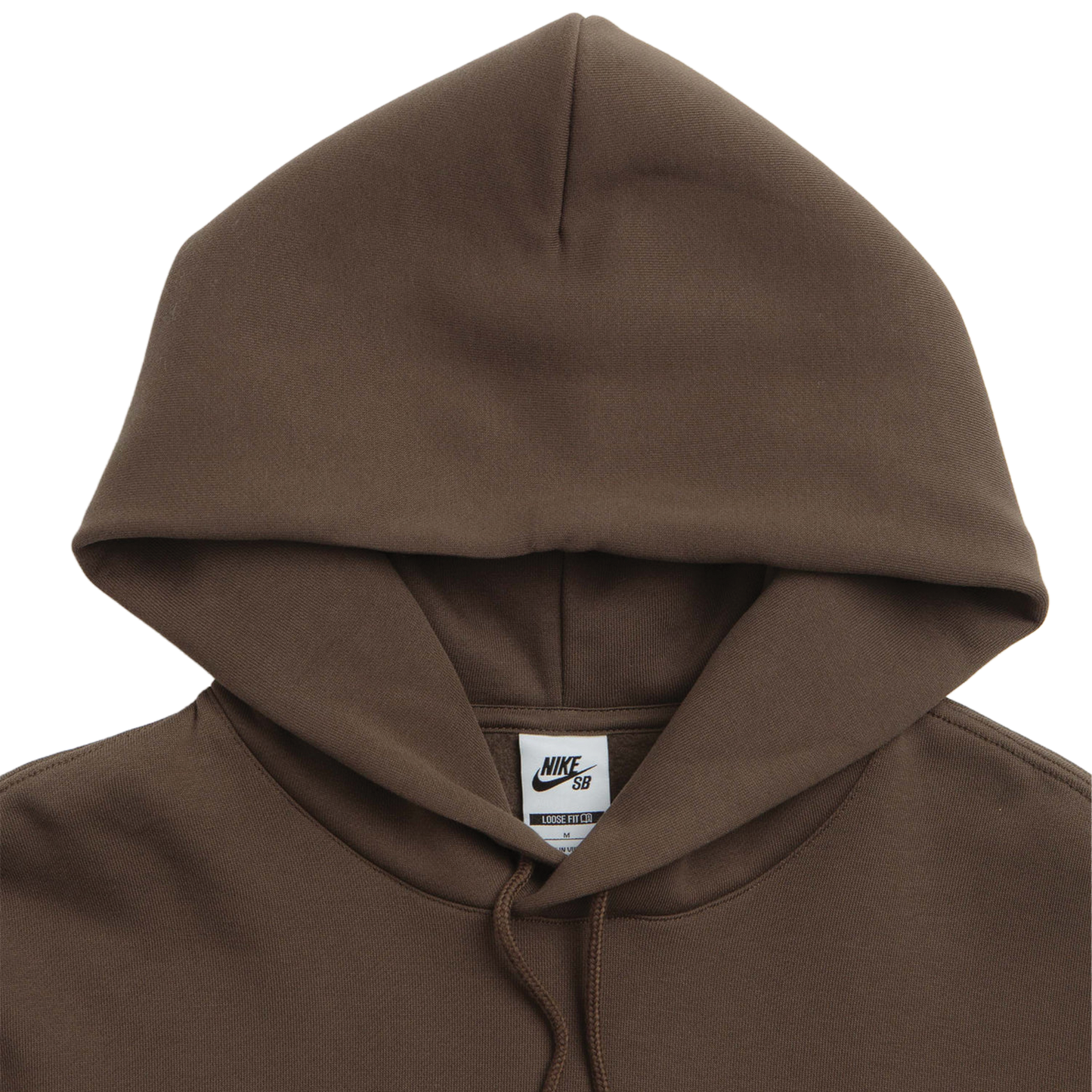 Nike SB Essential Logo Fleece Hoodie - Dark Hazel / White