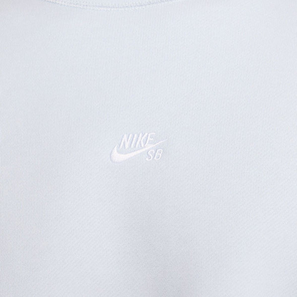 Nike SB Essential Logo Fleece Skate Crew - Football Grey / White