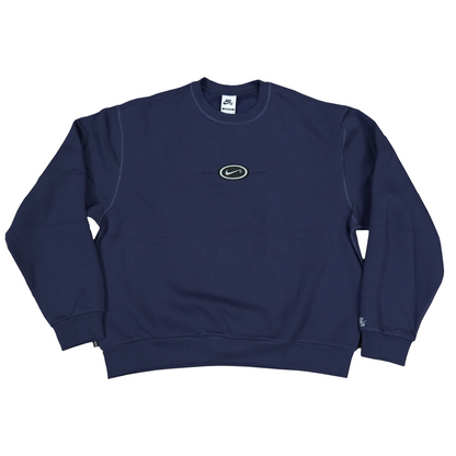 Nike SB Koston Fleece Crewneck Sweater - Midnight Navy