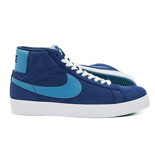 Nike SB Blazer Mid Midnight Navy/Noise Aqua