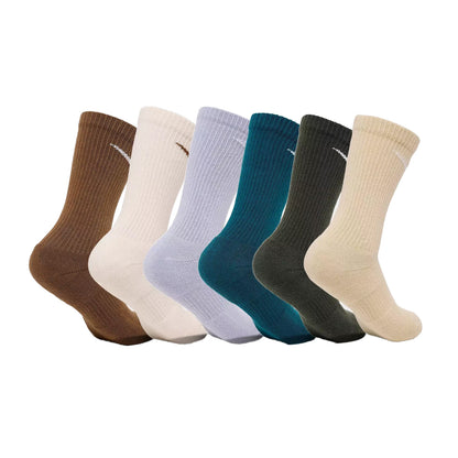 Nike SB Everyday Plus Cushioned Socks (6-Pack) - Multi Colored