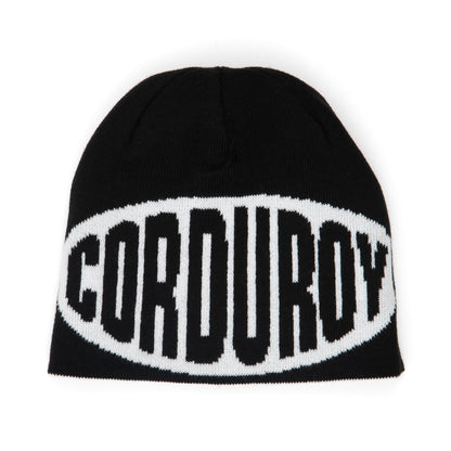 Corduroy No Regrets Reversible Skully - Black