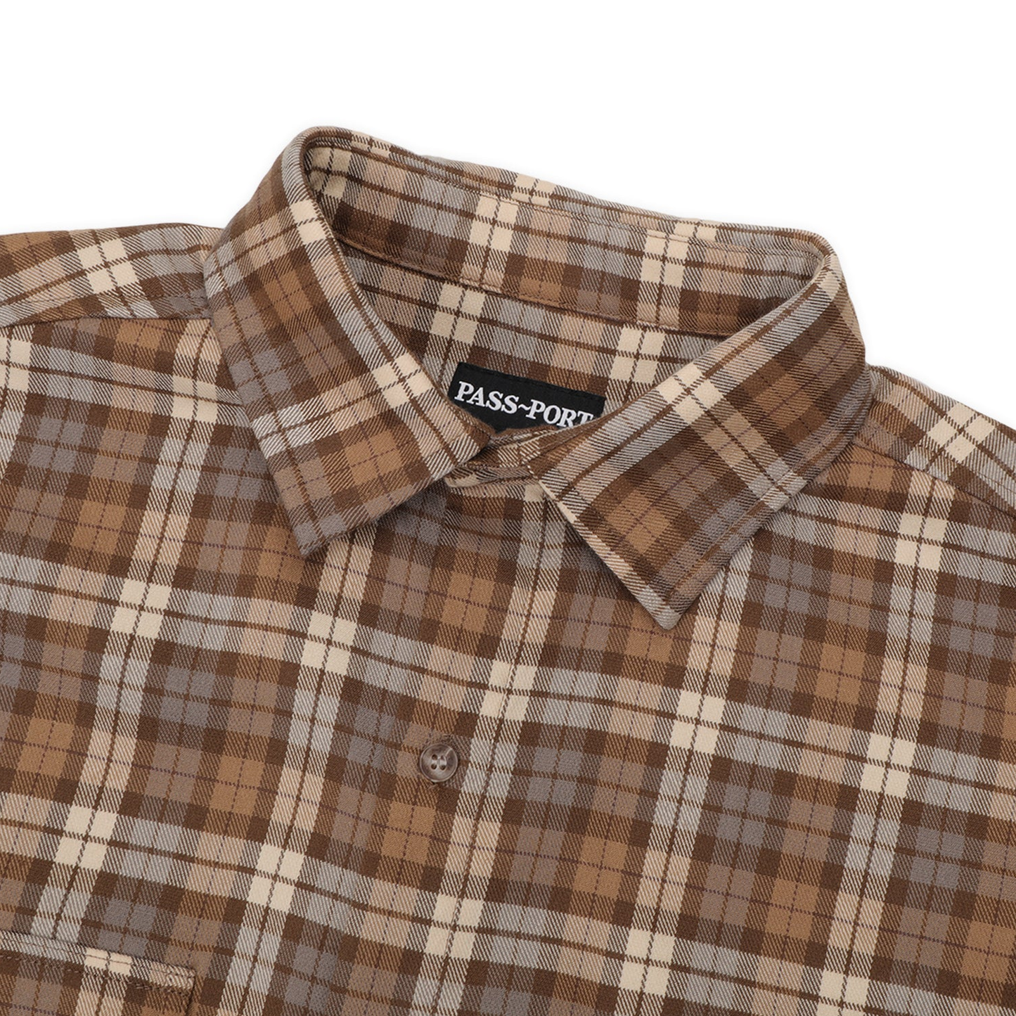 Passport Wanderer Flannel Vineyard Shirt - Caramel