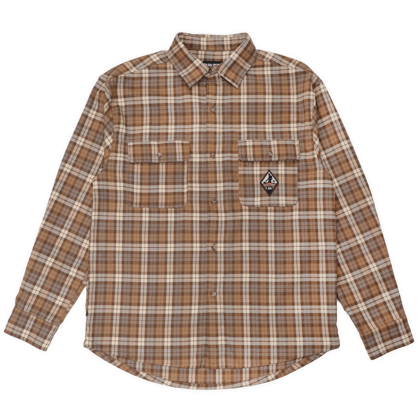 Passport Wanderer Flannel Vineyard Shirt - Caramel