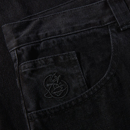 Polar 93! Denim Pants- Pitch Black