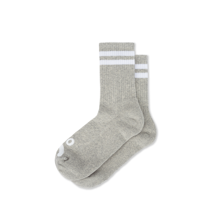 Polar Rib Socks - Happy Sad Heather Grey