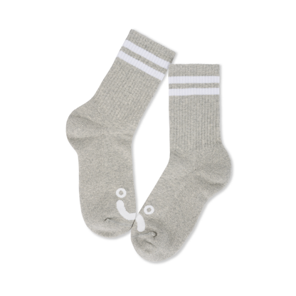 Polar Rib Socks - Happy Sad Heather Grey