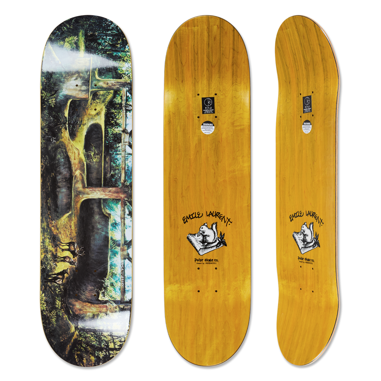 Polar Emile Laurent Burnside 2084 Deck - 8.125 Short