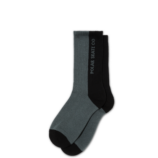 Polar Rib Socks - 50/50 Black