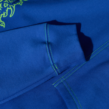 Polar Contrast Dave Hoodie - Blue