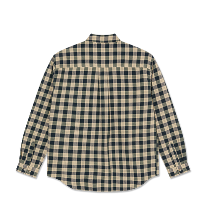 Polar Mitchell LS Shirt - Teal/Butter