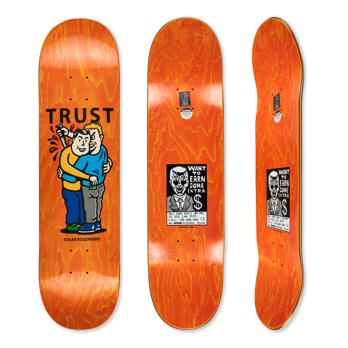 Polar Oski Trust Deck - 8.25