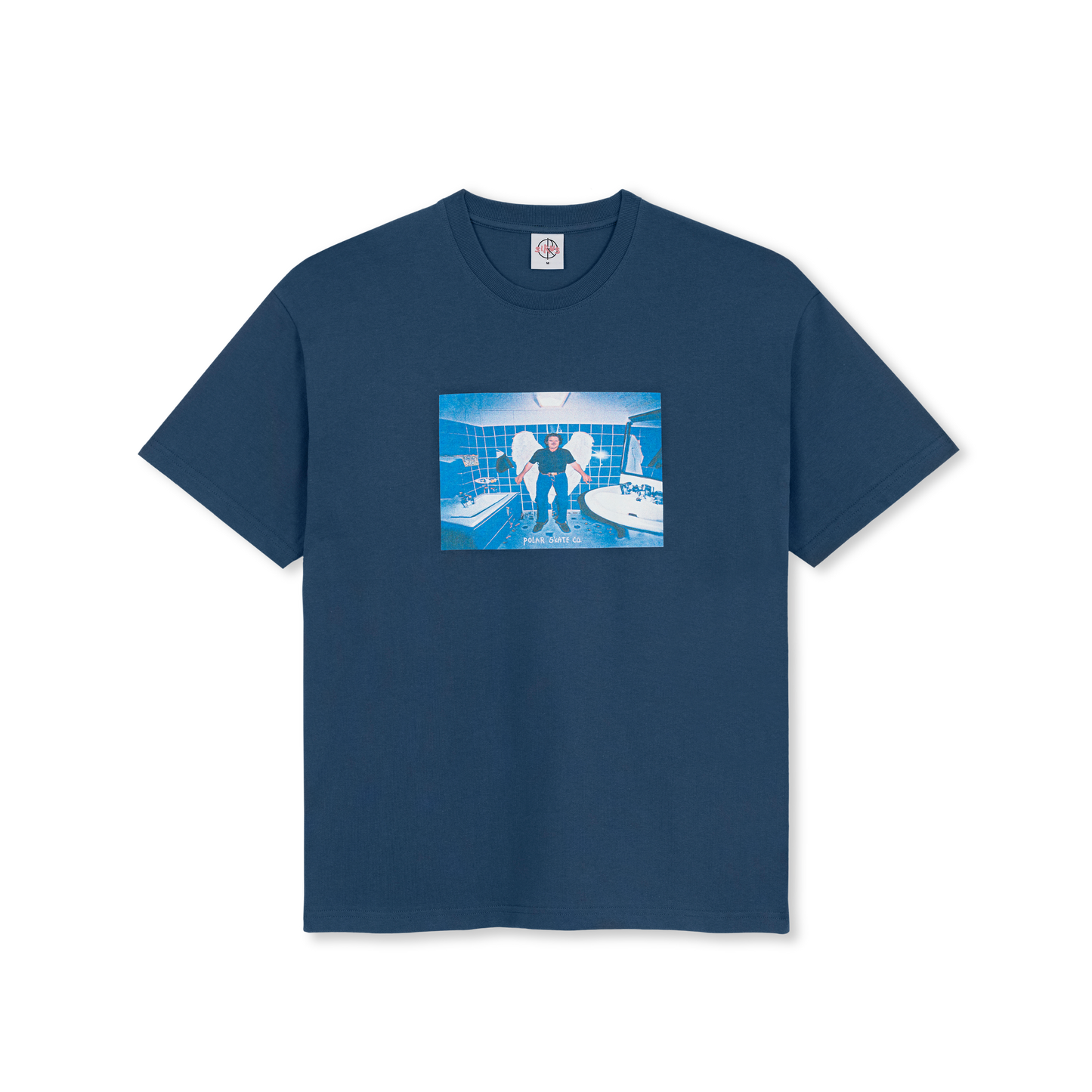 Polar Angel Man Tee - Grey Blue