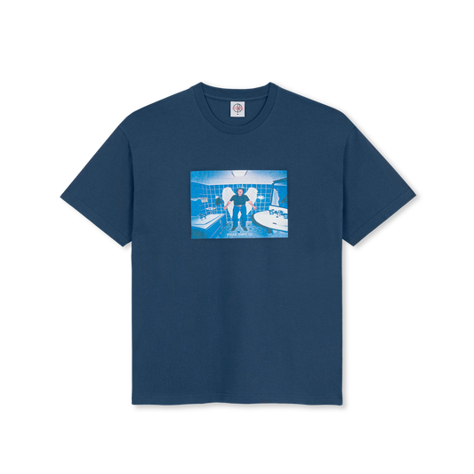 Polar Angel Man Tee - Grey Blue