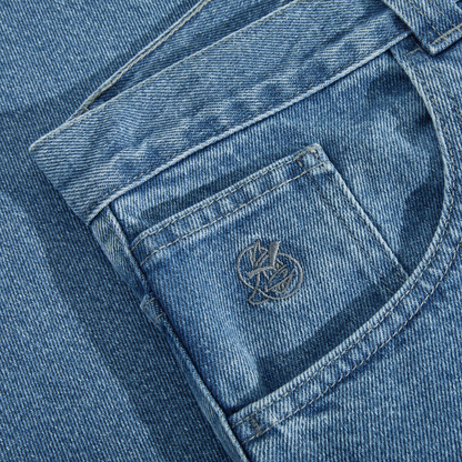 Polar 93! Denim Pants - Mid Blue
