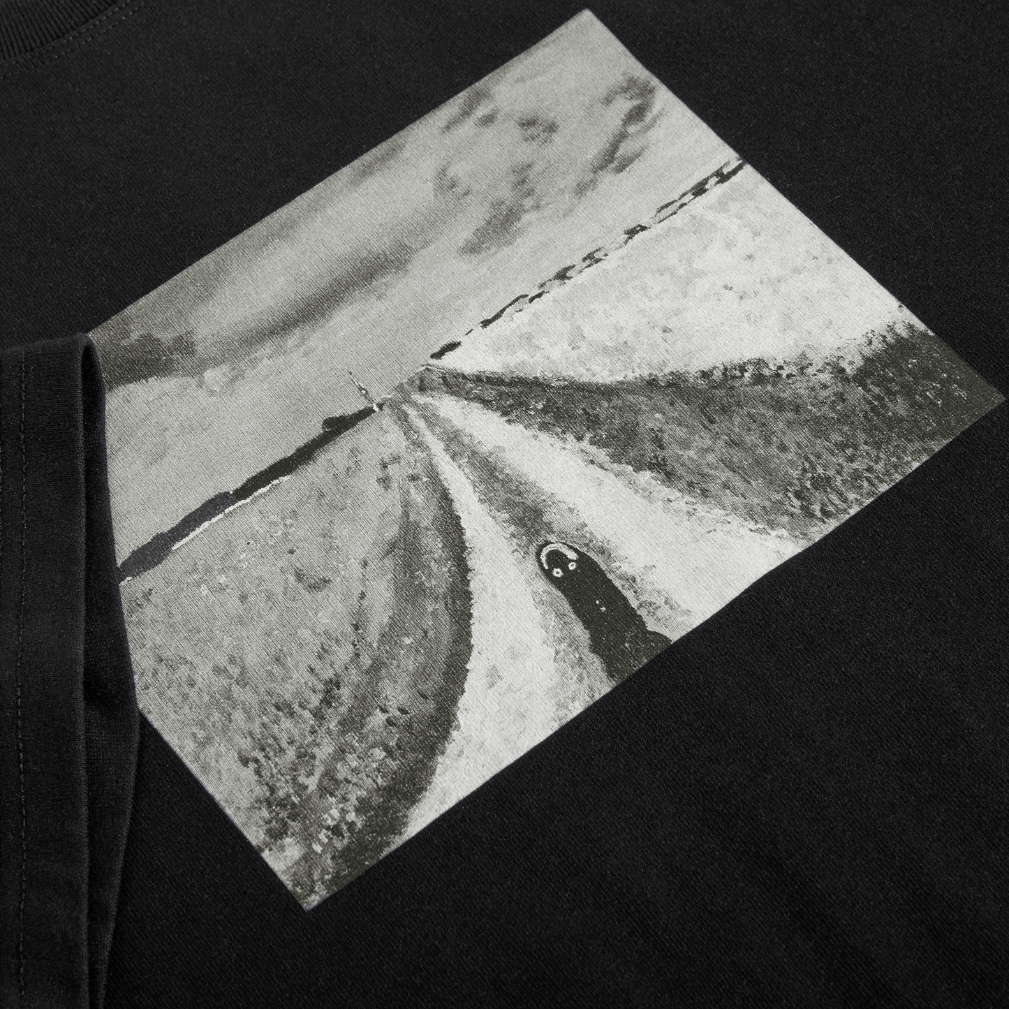 Polar Open Fields Tee - Black