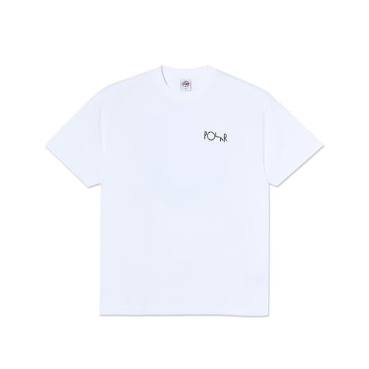 Polar Skate Co. Fill Logo Tee - White