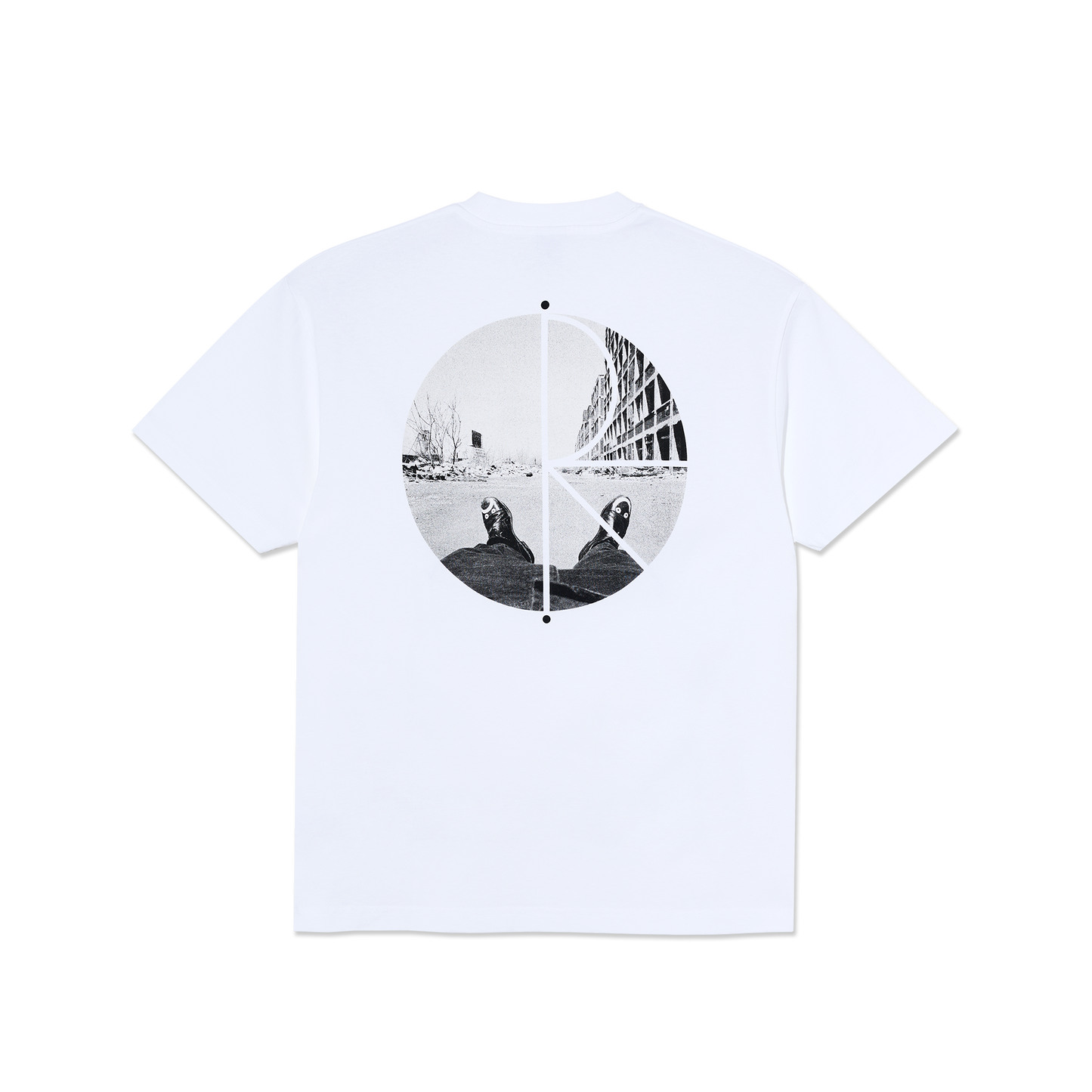 Polar Skate Co. Fill Logo Tee - White
