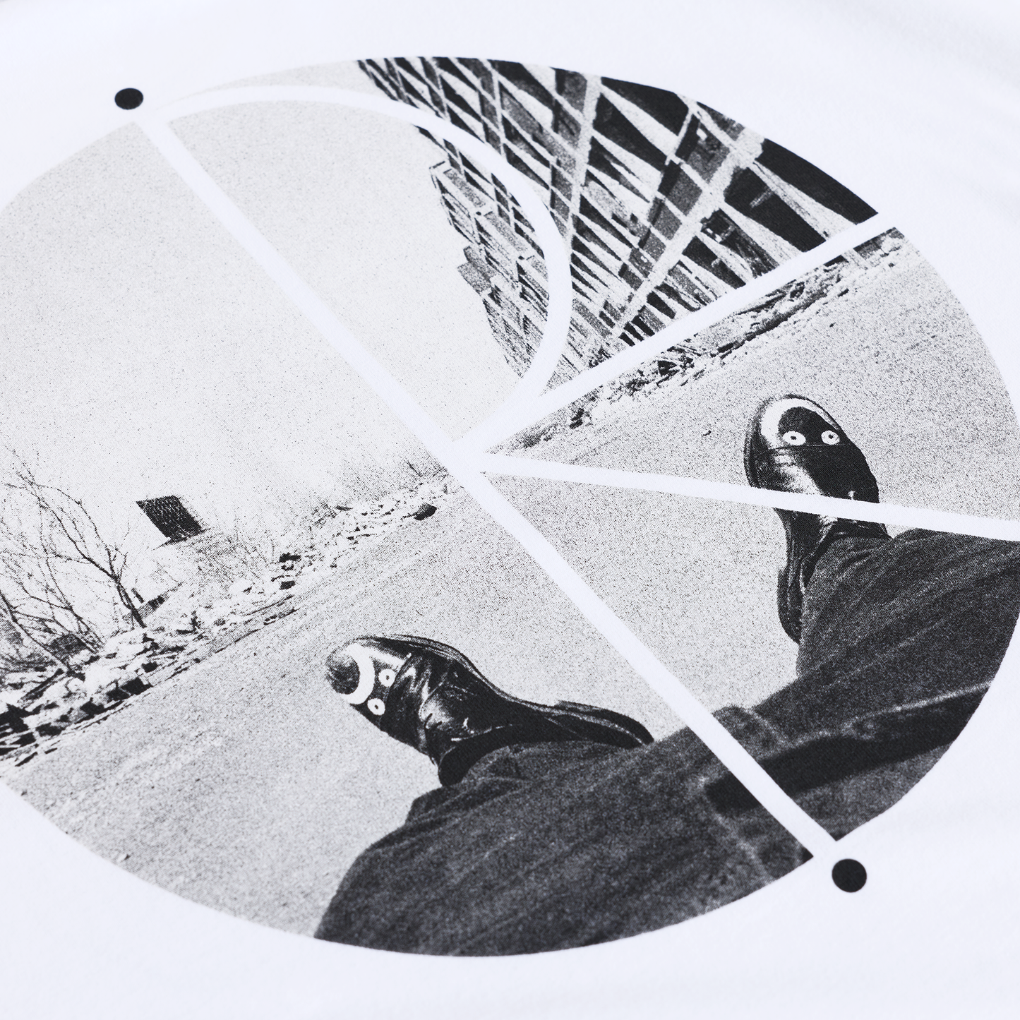 Polar Skate Co. Fill Logo Tee - White