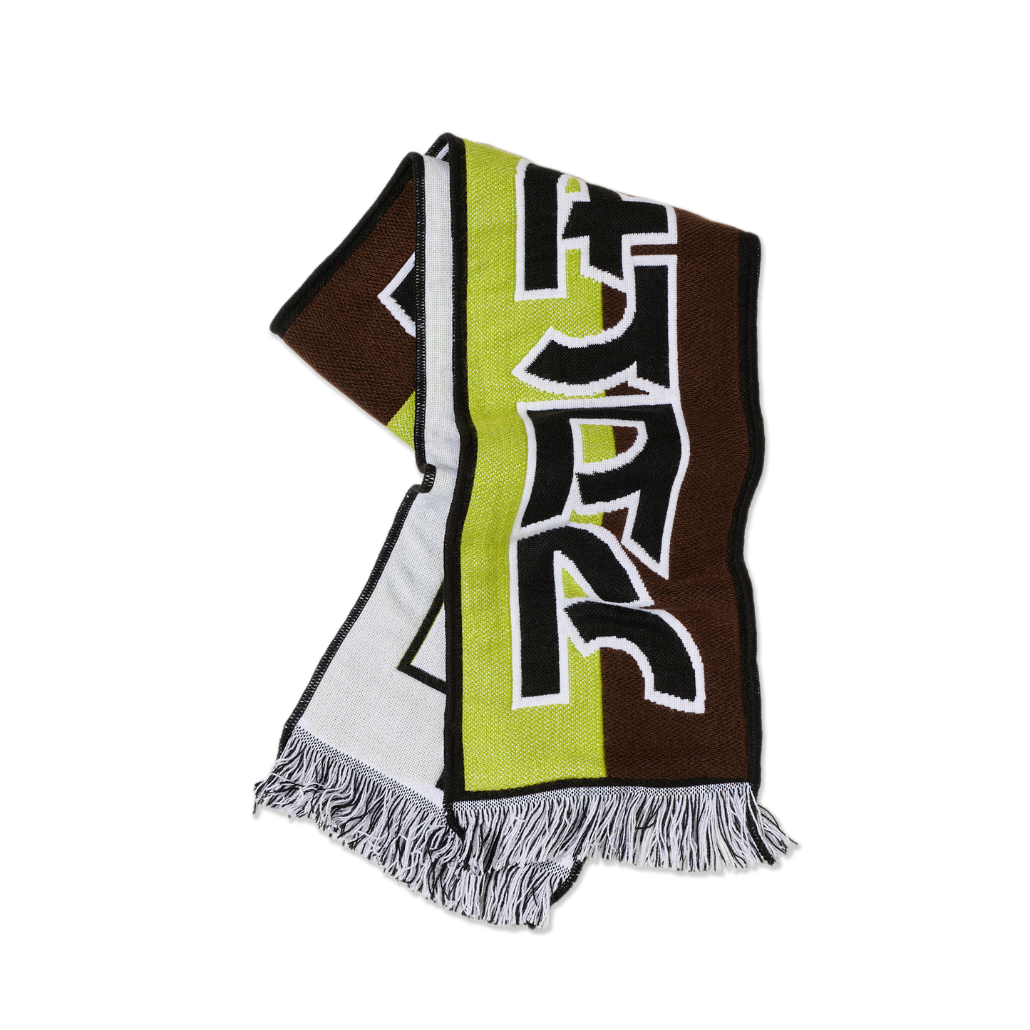 Polar Football Scarf - Green / Brown