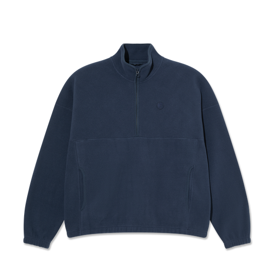 Polar Skate Co. Ivan Half Zip Sweatshirt - Grey / Blue