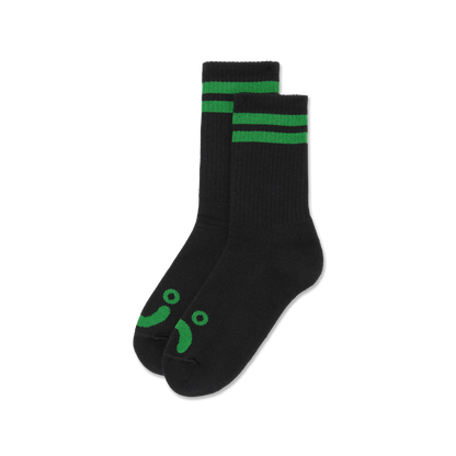 Polar Rib Sock - Black / Green