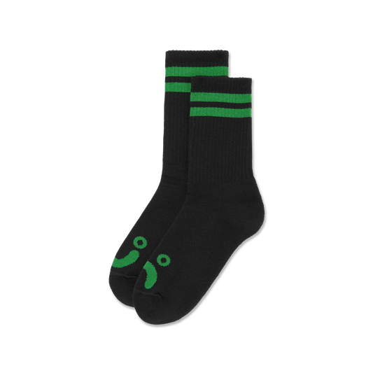Polar Rib Sock - Black / Green