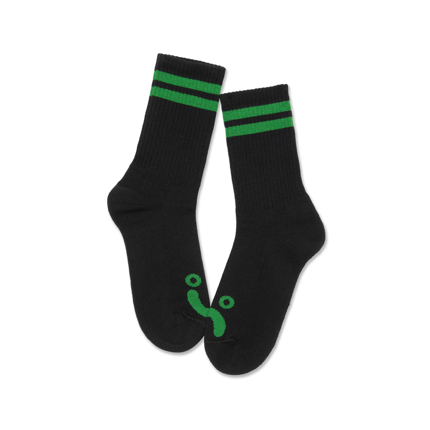 Polar Rib Sock - Black / Green