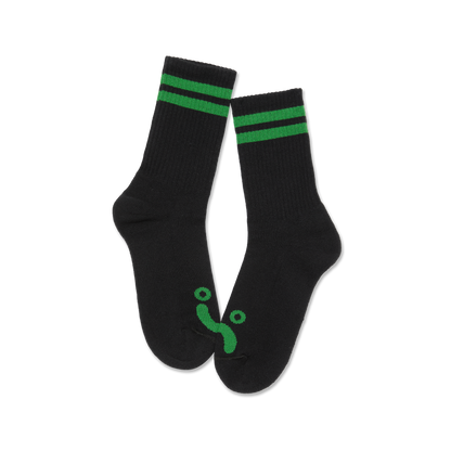 Polar Rib Sock - Black / Green