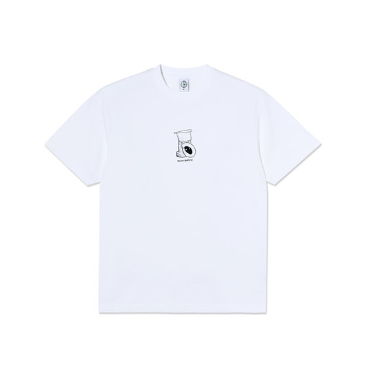 Polar Skate Co. Toilet Tee - White