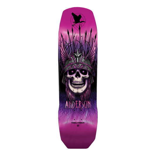 Powell Peralta Pro Andy Anderson Heron Deck Pink Foil - 9.13