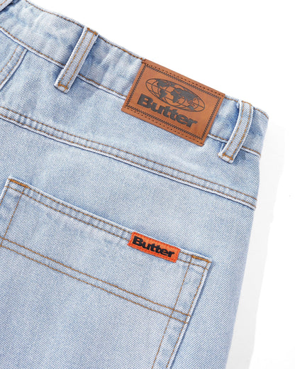 Butter Goods Relaxed Denim Jeans -  Light Blue
