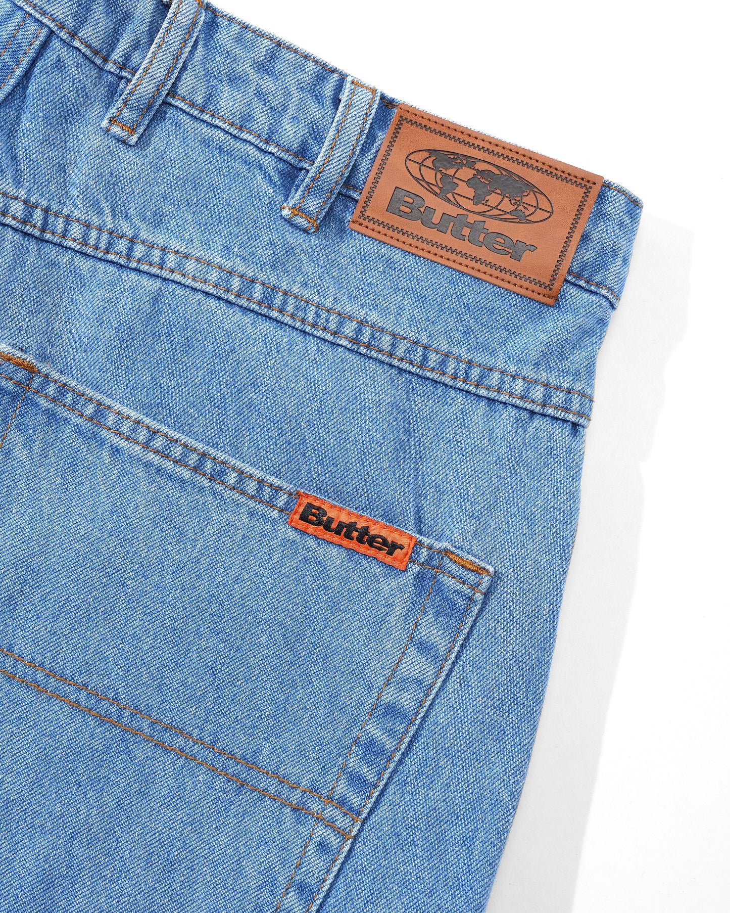 Butter Goods Relaxed Denim Jeans - Washed Indigo