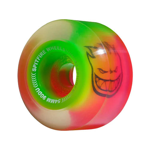 Spitfire Sapphire Clear Pink/Green 90a - 54mm