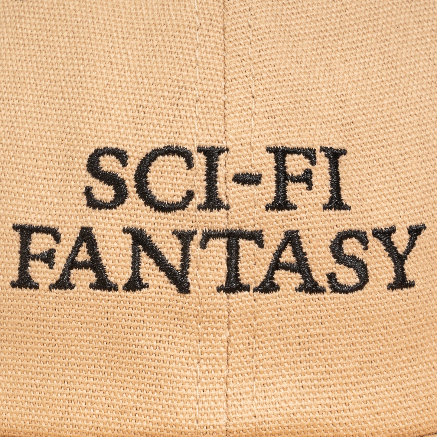 Sci-Fi Fantasy Logo Hat - Khaki/Black