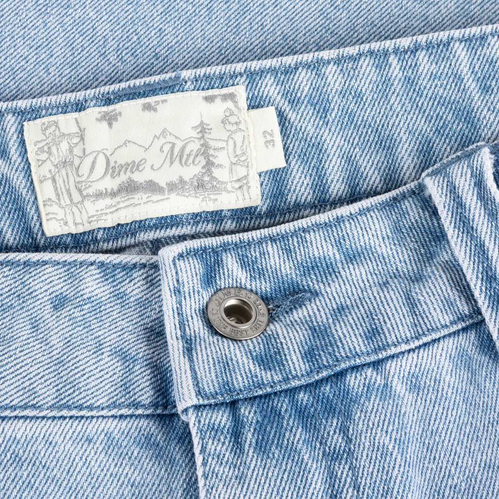 Dime Classic Denim Shorts - Blue Washed