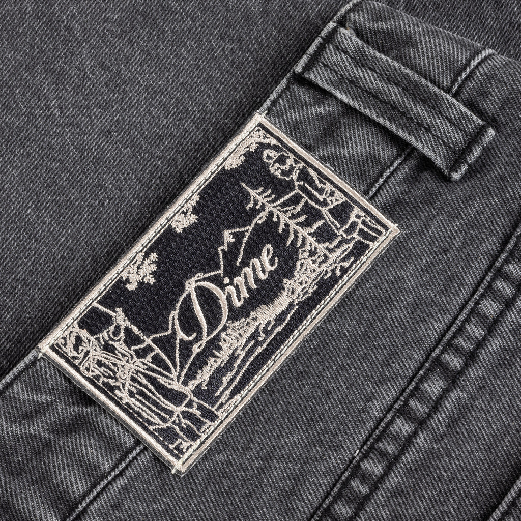 Dime Classic Denim Shorts - Faded Black