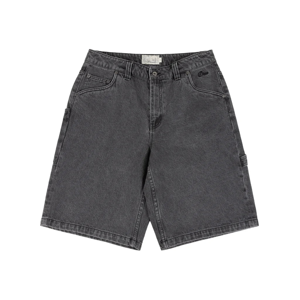 Dime Classic Denim Shorts - Faded Black