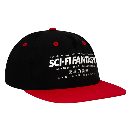 Sci-Fi Fantasy Profound Darkness Hat - Black/Red